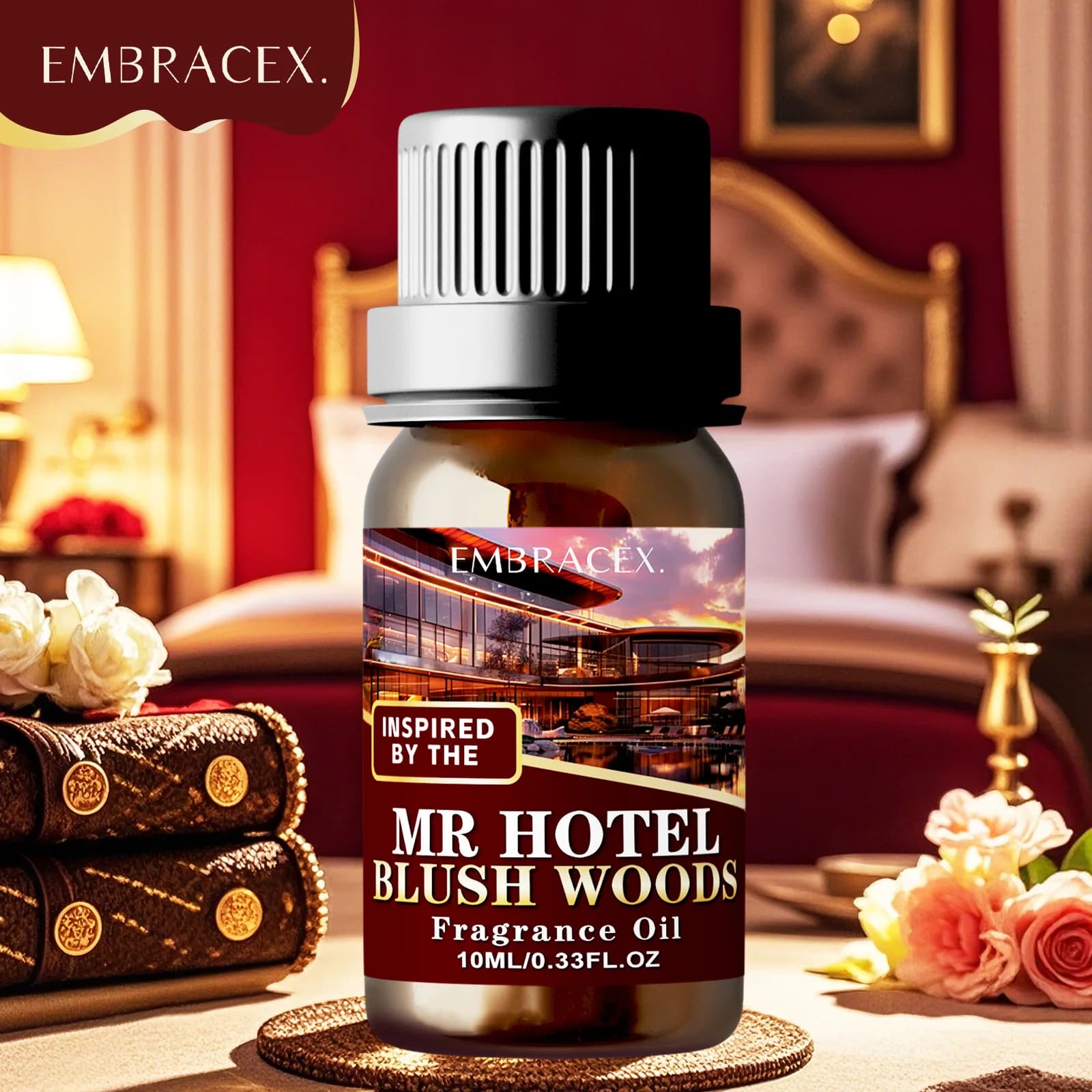 10ml Hotel Fragrance Oils Blush Woods For Diffuser DIY Projects, Candle Making, Gift To Friends