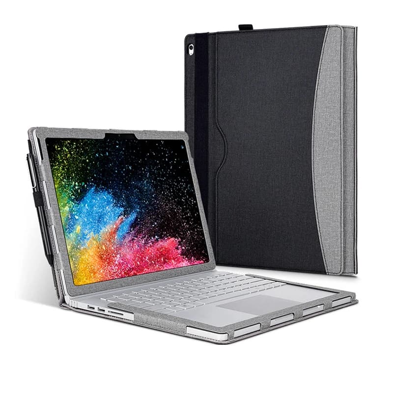 Custodia protettiva staccabile per Microsoft Surface Book 3 2 1 Custodia per laptop da 13,5 pollici Supporto aziendale per Surface Book 1/2/3