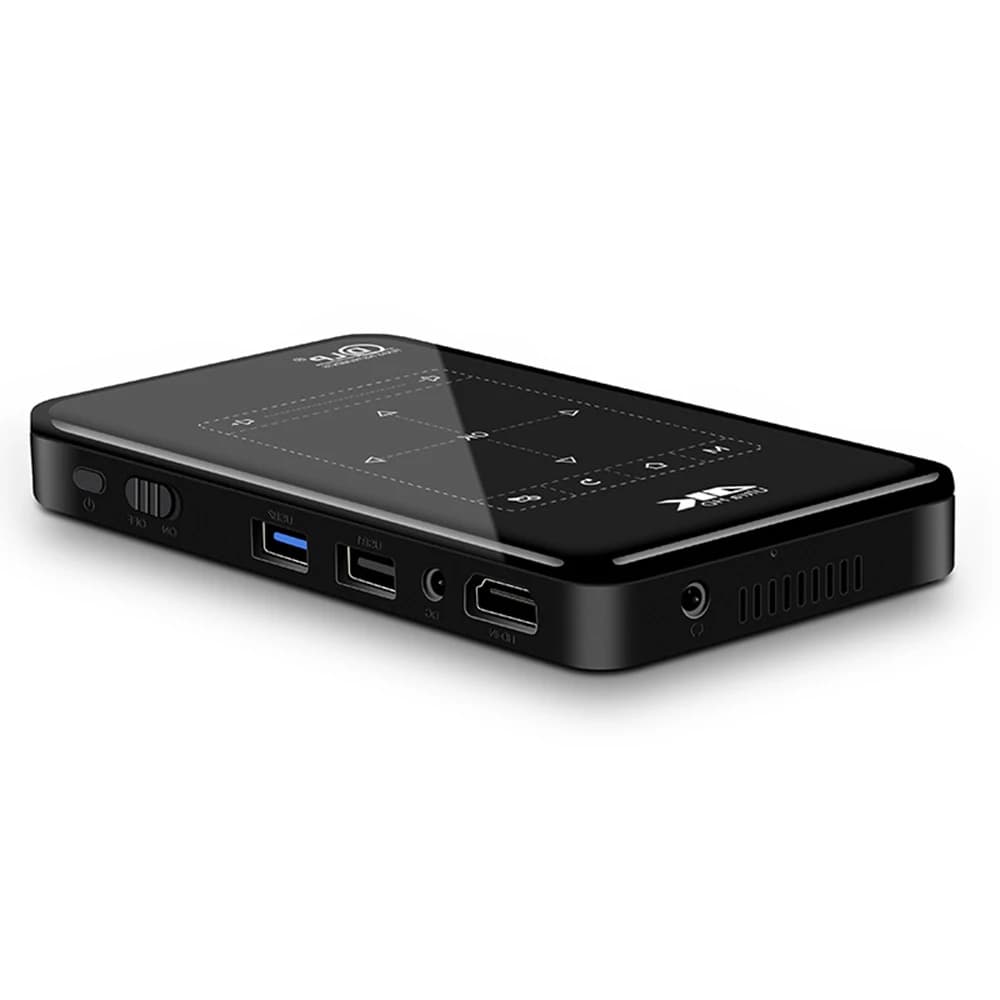 ZXY LONNST L28Black Card Mini proiettore Android Full Hd 4K Smart portatile tascabile telefono cellulare DLP proiettore educativo batteria 3D