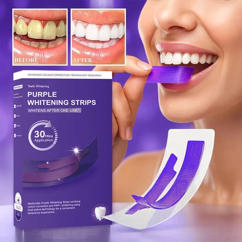 Patch Dentale Whitening Purple for Daily Care, Delicate Cleaning