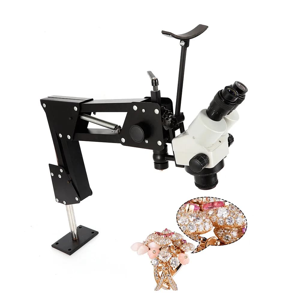 Microscopio Multidirezionale per Incastonatura di Gemme e Diamanti, Strumento per Creazione di Gioielli
