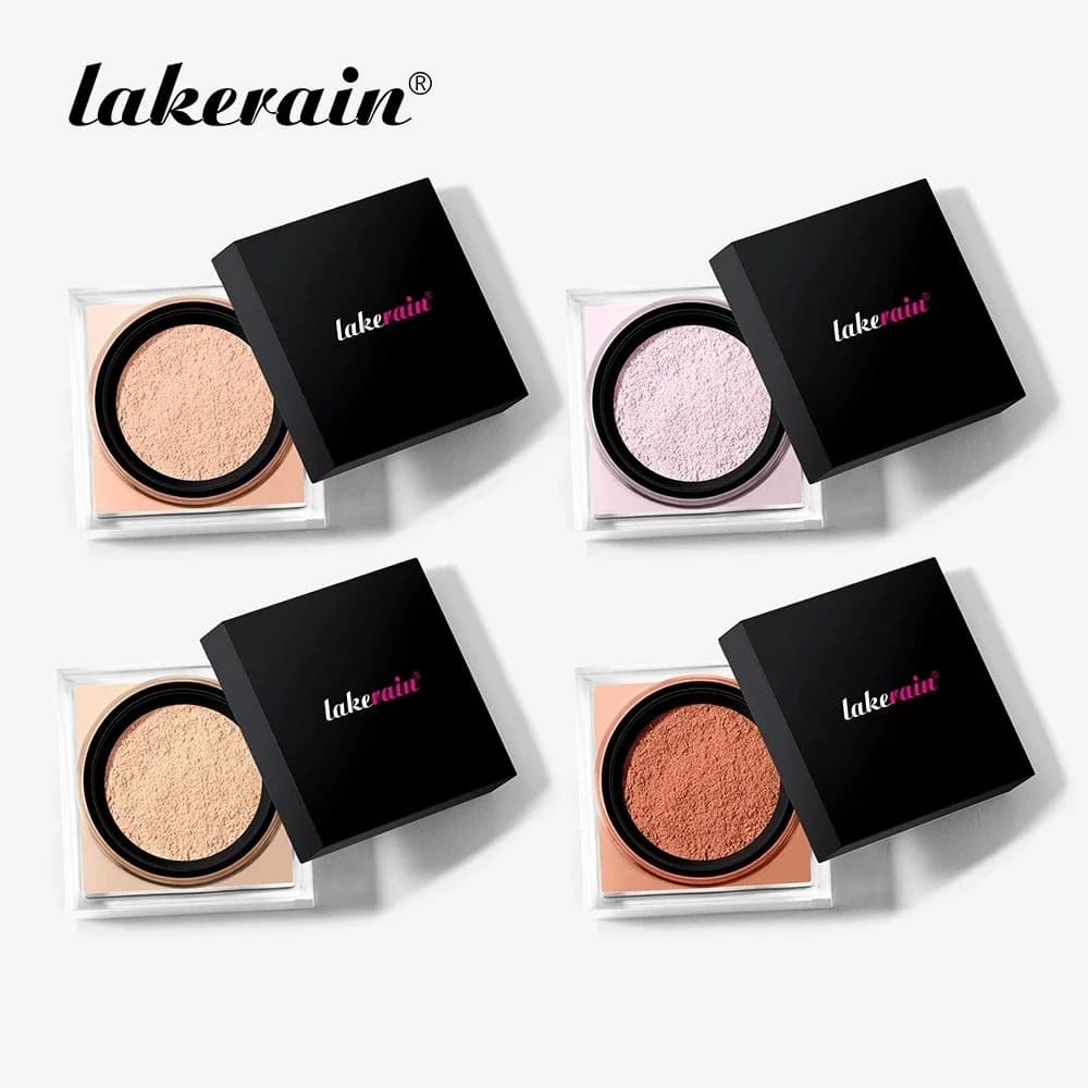 Palette di Polveri Correttive Lakerain 6.5g, Fondotinta in Polvere, Bilanciante e Illuminante, Copertura Semi-Opaca, Finitura Naturale