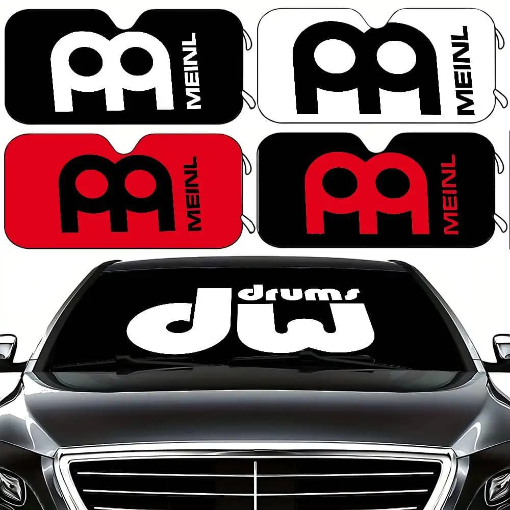 Cool H-Drums M-MeinlS Stylish And Trendy Windshield Sunshade, Car Windshield Cover, Car Sunshade Curtain, Car Sun Protection