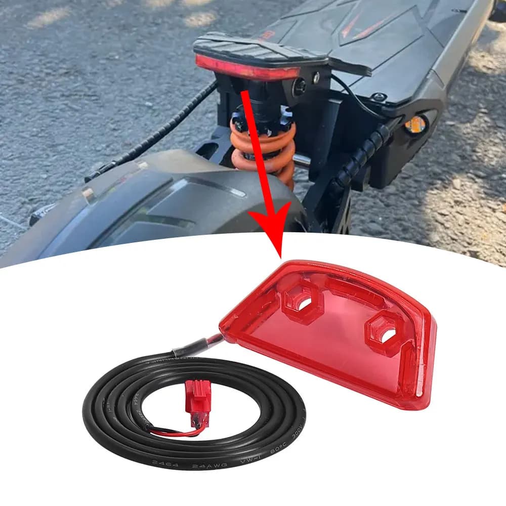 Fanale posteriore parafango ruota posteriore per KUGOO KuKirin G2 MAX Scooter elettrico Parafango posteriore Fanale posteriore Accessori di ricambio Parti