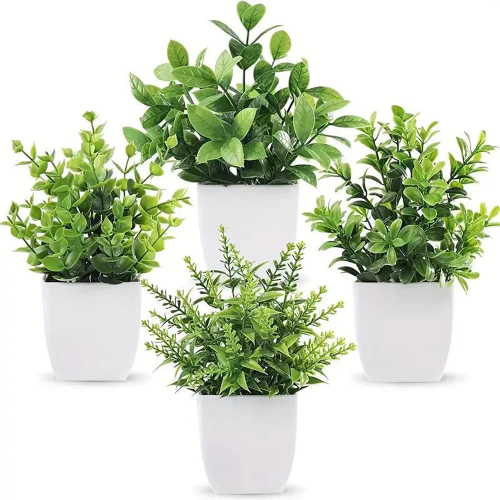 Artificial Bonsai energetic Vivid Decorative Not faded Centerpiece Green Plants Fake Office Decorations