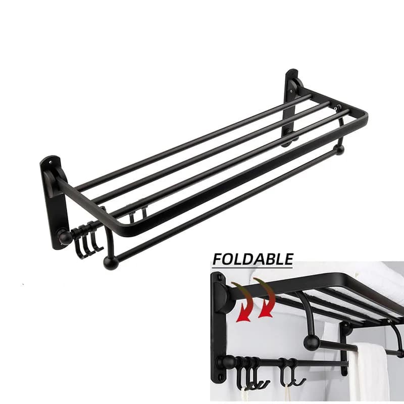 Black Bathroom Accessories Brass Knurled Kit Paper Holder Towel Rack Shelf Single Towel Holder Toilet Brush Holder Hook