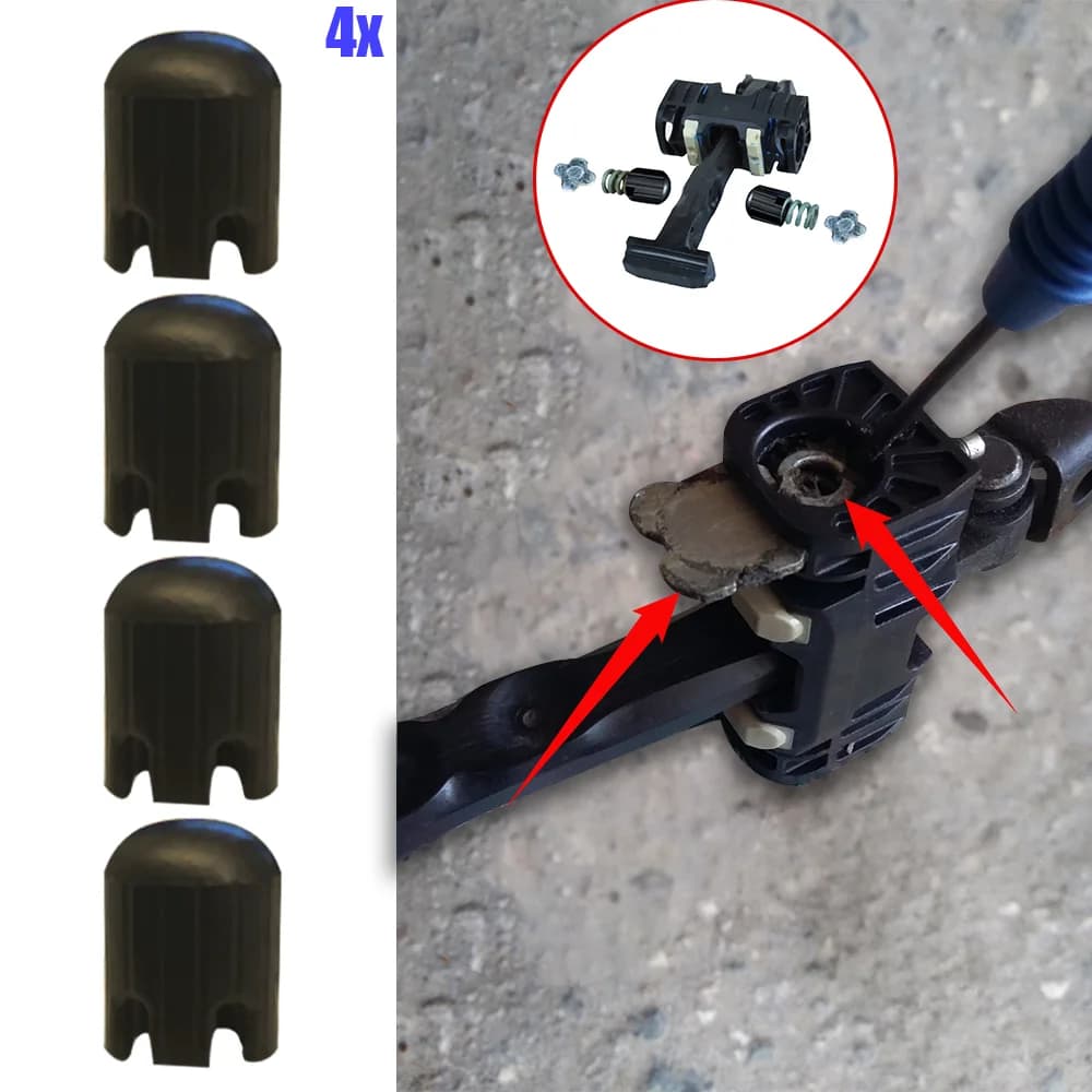 4x solo per porta posteriore per BMW serie 3 E90 E91 2004 2005 2006 2007 - 2012 nuovo Kit di riparazione della cinghia di controllo della porta clip di smorzamento del tappo
