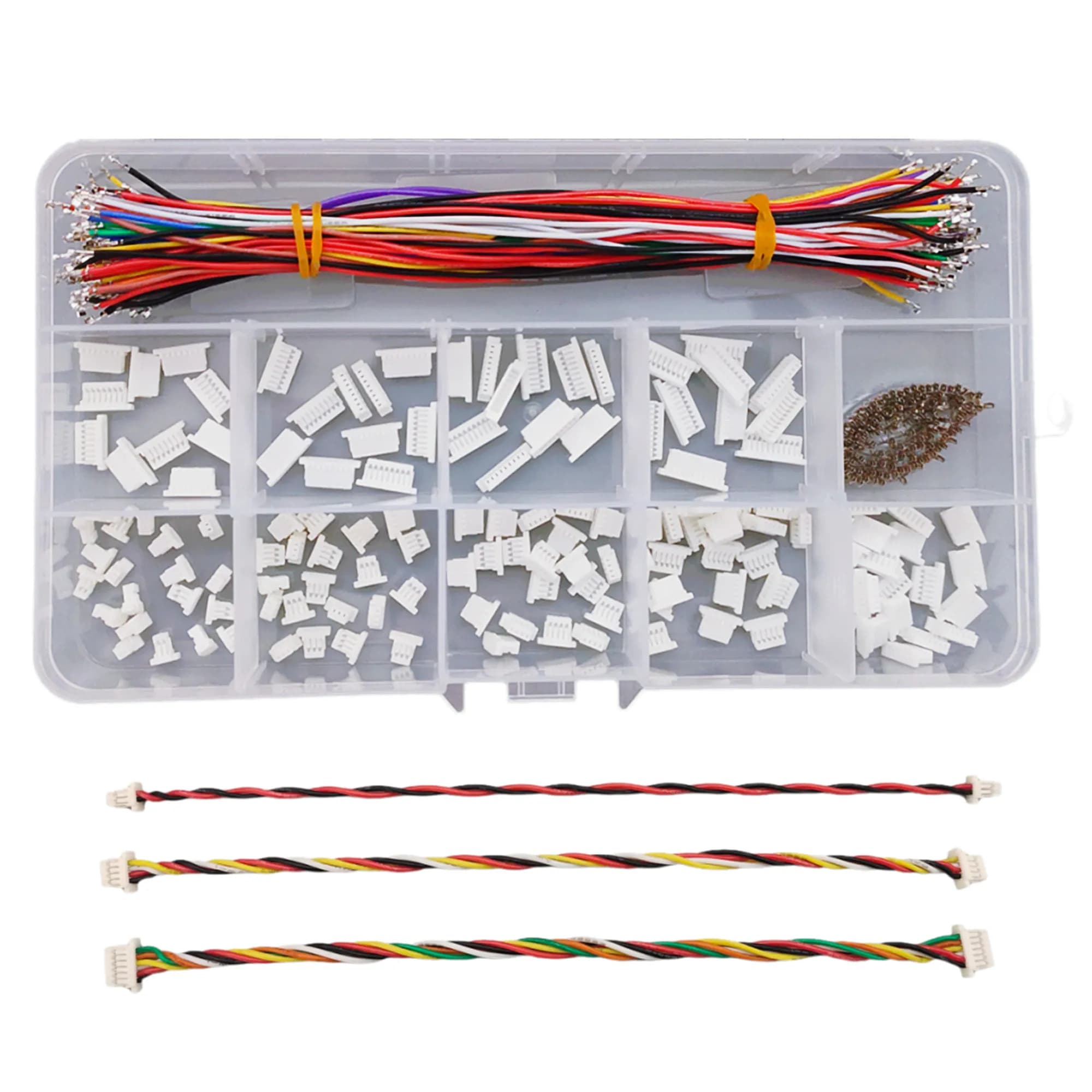 JST SH1.0 connector kit and pre-impressed silicone cables Compatible adapter for FPV SpeedyBee F405 drone flight controller
