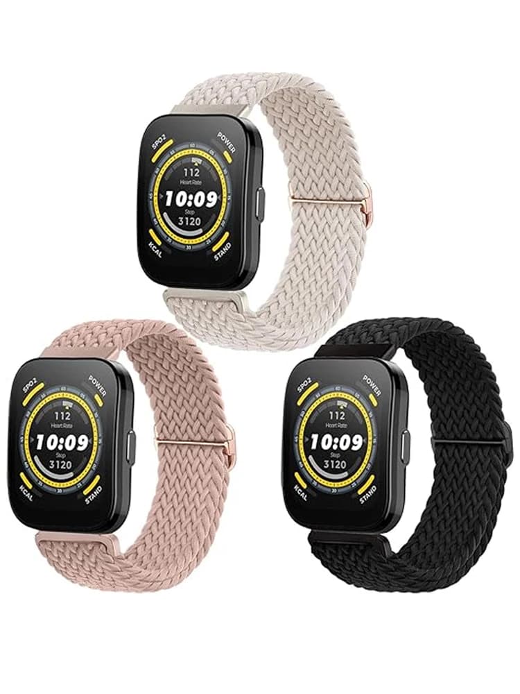 Cinturino per Amazfit Balance GTS 4 mini/2/2e/3/GTR 4/2/3/Pro accessori Bracciale correa intrecciato in nylon cinturini amazfit bip 20mm 22mm