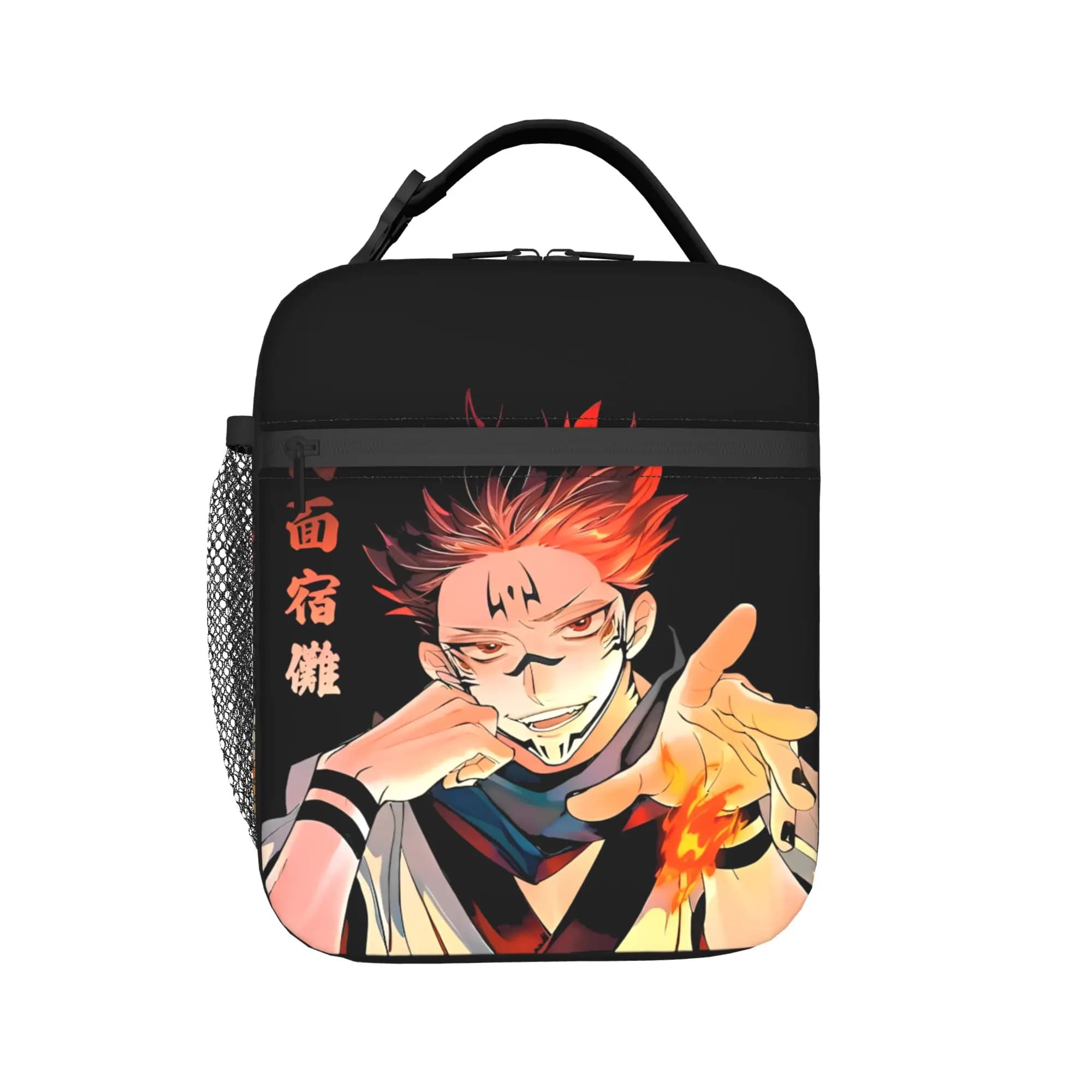 Sukuna Anime Manga Insulated Lunch Bags Portable Jujutsus Kaisens Anime Lunch Container Cooler Bag Tote Lunch Box Office
