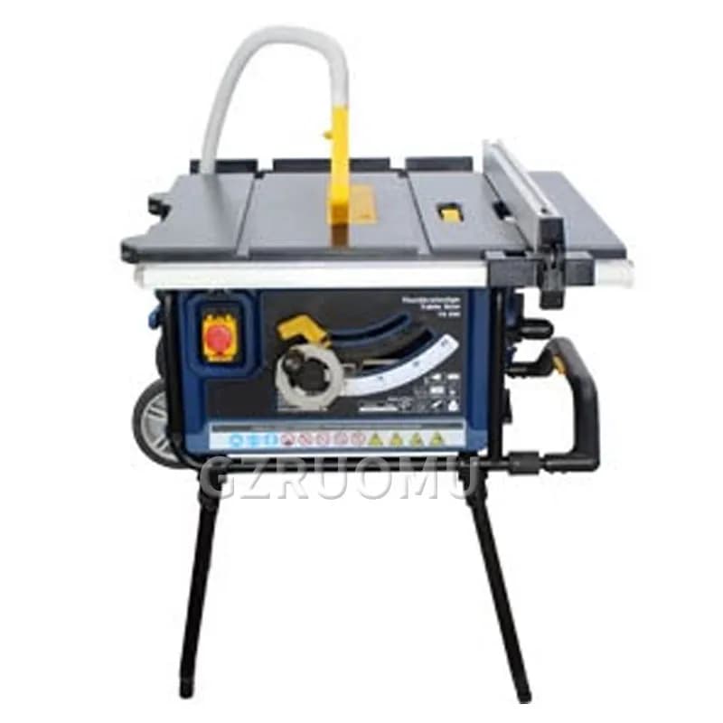 TS250 Dust-Free Woodworking Circular Saw 10-Inch Multifunctional Table Chainsaw Retractable Wood Board Cutting Machine Panel Saw