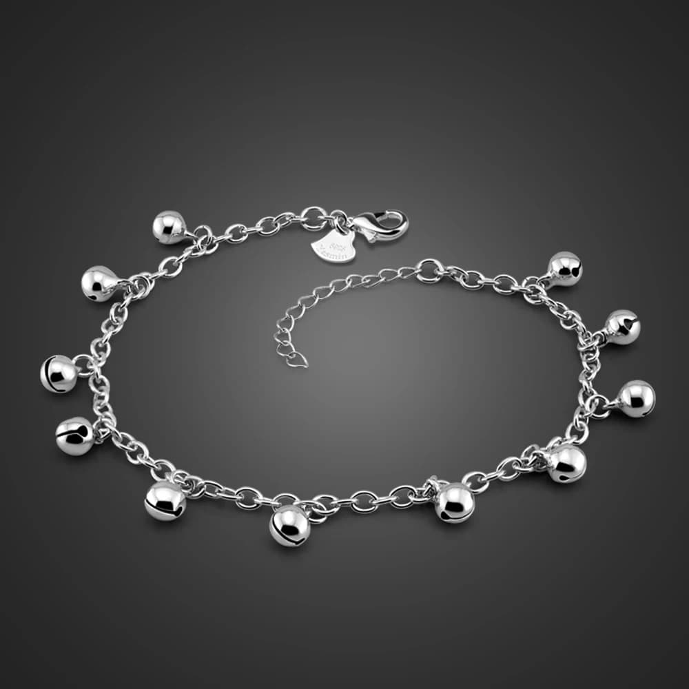 Summer Beach Essential! Women's Bell Anklet Cute Girl Foot Bracelet Fashion Jewelry for Vacation & Seaside Simple Accessory