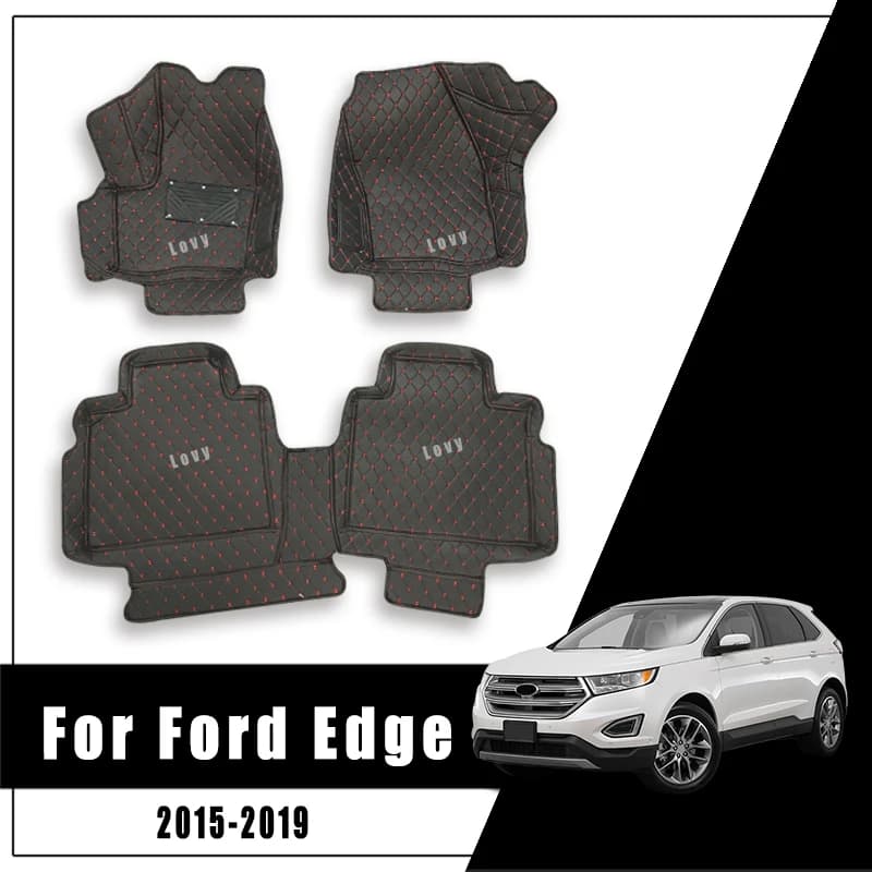 Car Mats Ford Edge Car Mats 2015 2016 2017 2018 2019 Dash Pad Custom Car Mats Waterproof Car Interior Accessories