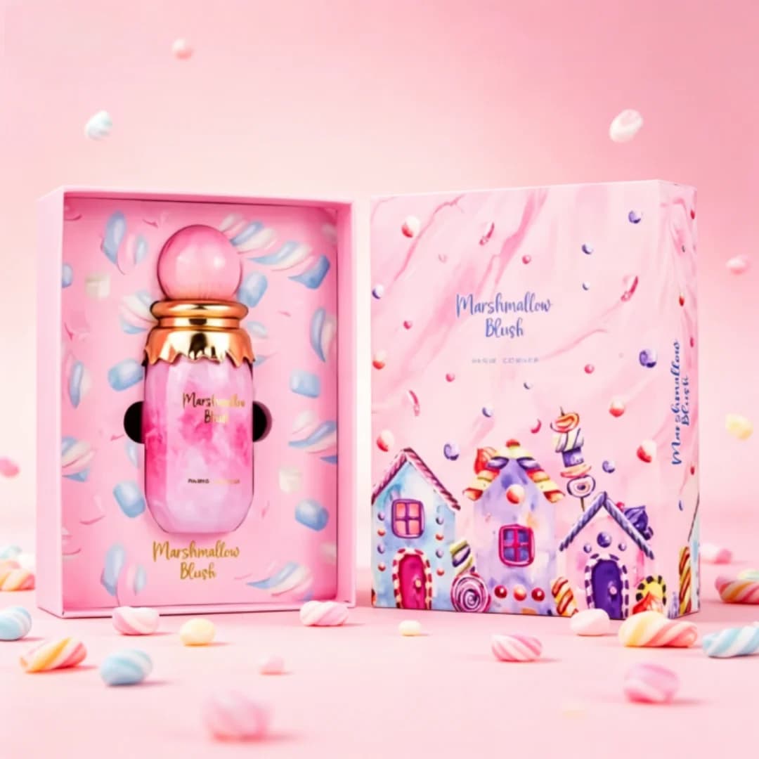 Brand Paris Corner Marshmallow Blush: Profumo Gourmand alla Fragola e Marshmallow per Donne, 3.4oz Fragranza a Lunga Durata