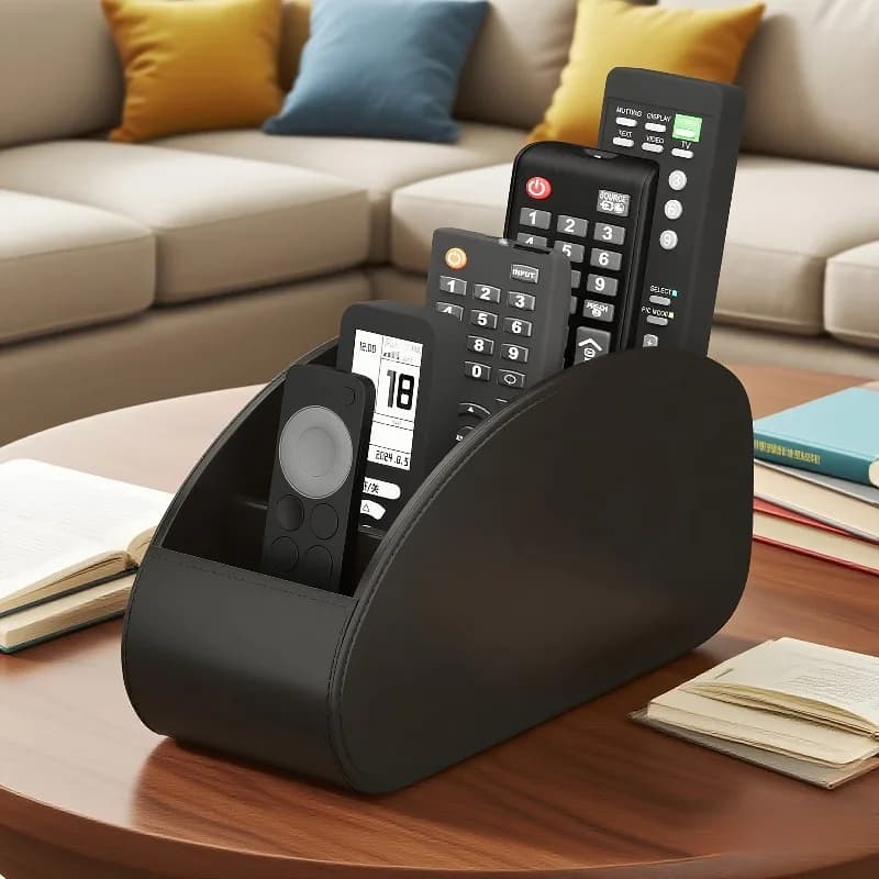 1 supporto per telecomando - Organizzatore da scrivania e comodino salvaspazio per TV, lettori multimediali, penne