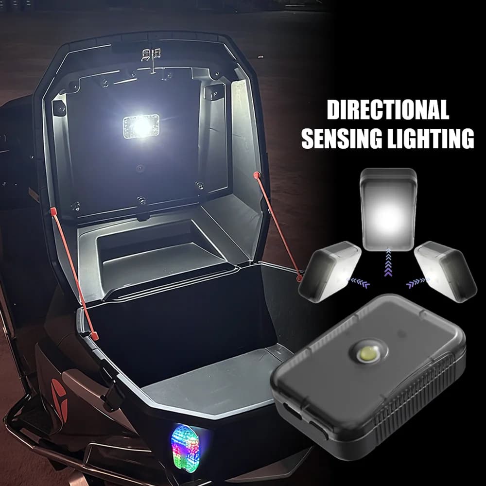 Automatic Sensor High Brightness LED Light Universal Motorcycle Trunk Car Armrest Box Fishing Tackle Storage Illumination Lamp