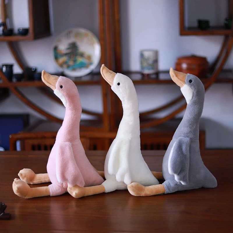 Peluche a Forma di Oca dal Collo Lungo, Grande Giocattolo Morbido Imbottito, Regalo Carino per Bambini, Decorazione per la Camera, Regalo di Compleanno, Offerta Speciale