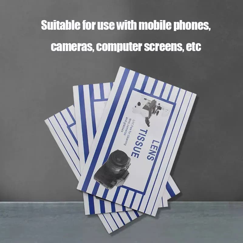 Carta per la pulizia di lenti per microscopi, carta per la pulizia di strumenti sperimentali, salviette per la pulizia di fotocamere digitali DSLR, carta per la pulizia.