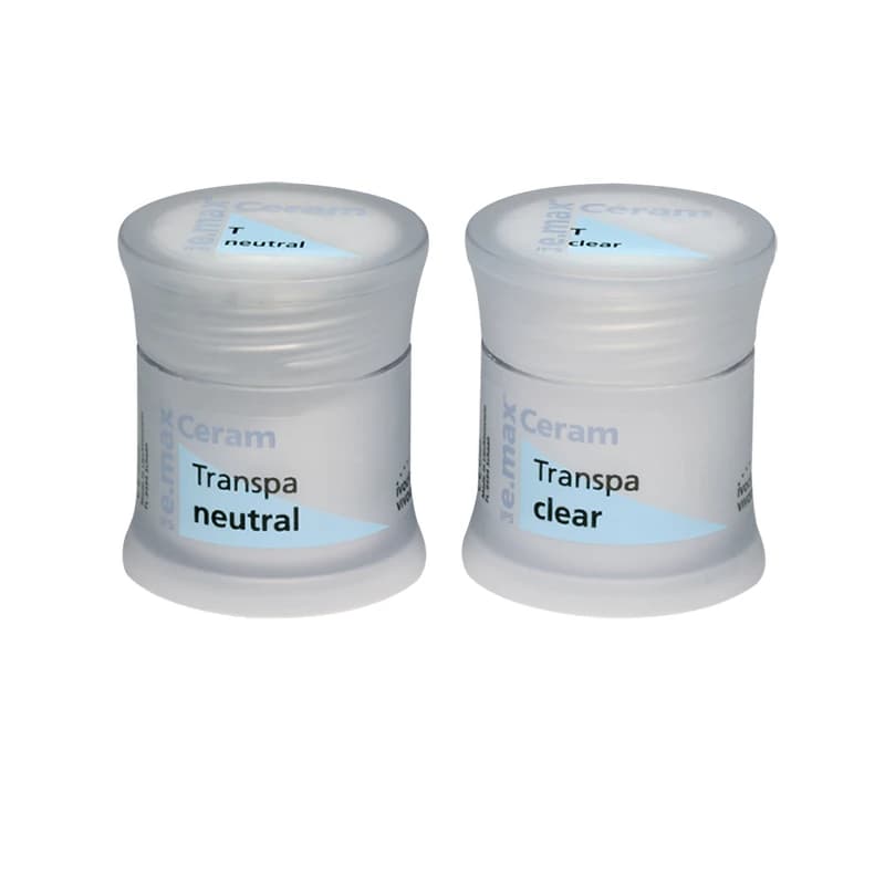 Ivoclar IPS E.max Ceram Transpa Neutro Trasparente Trasparente IPS e.max Ceram Polveri di ceramica per disilicato di litio e zirconio