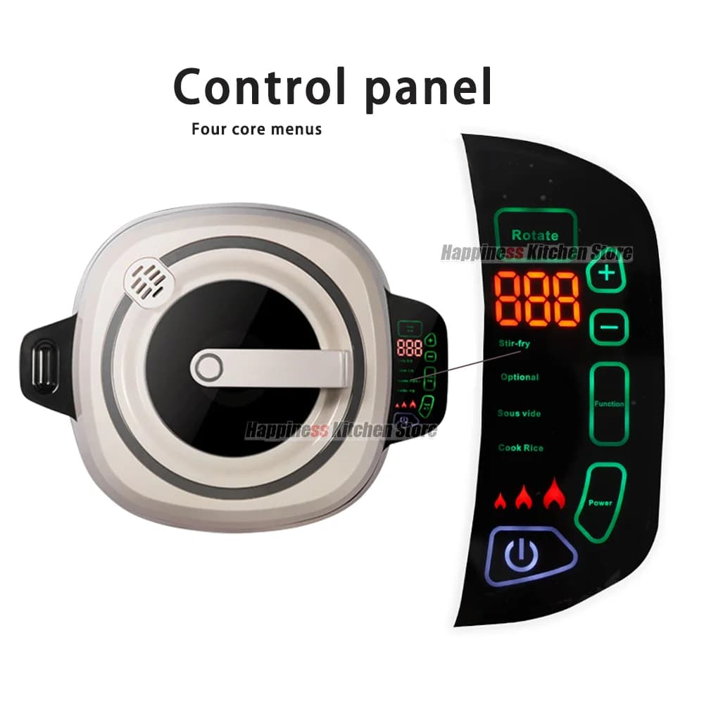 For Electric Cooker 6L Fry Cooker Auto Cooking Machine Multifunctional Automatic Rice Cooker Non Stick Pan 2000W