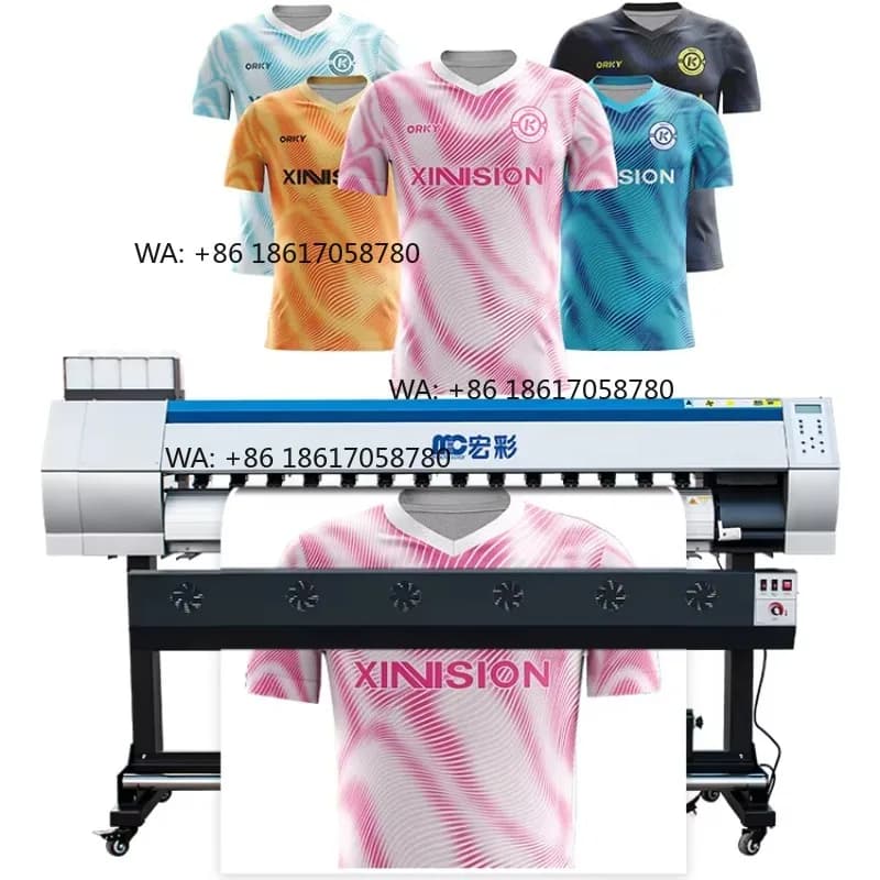 Manufacture Roll to Roll Textile Dye Sublimation Heat Transfer Inkjet Printer for Sublimation Paper Heat Transfer Printing