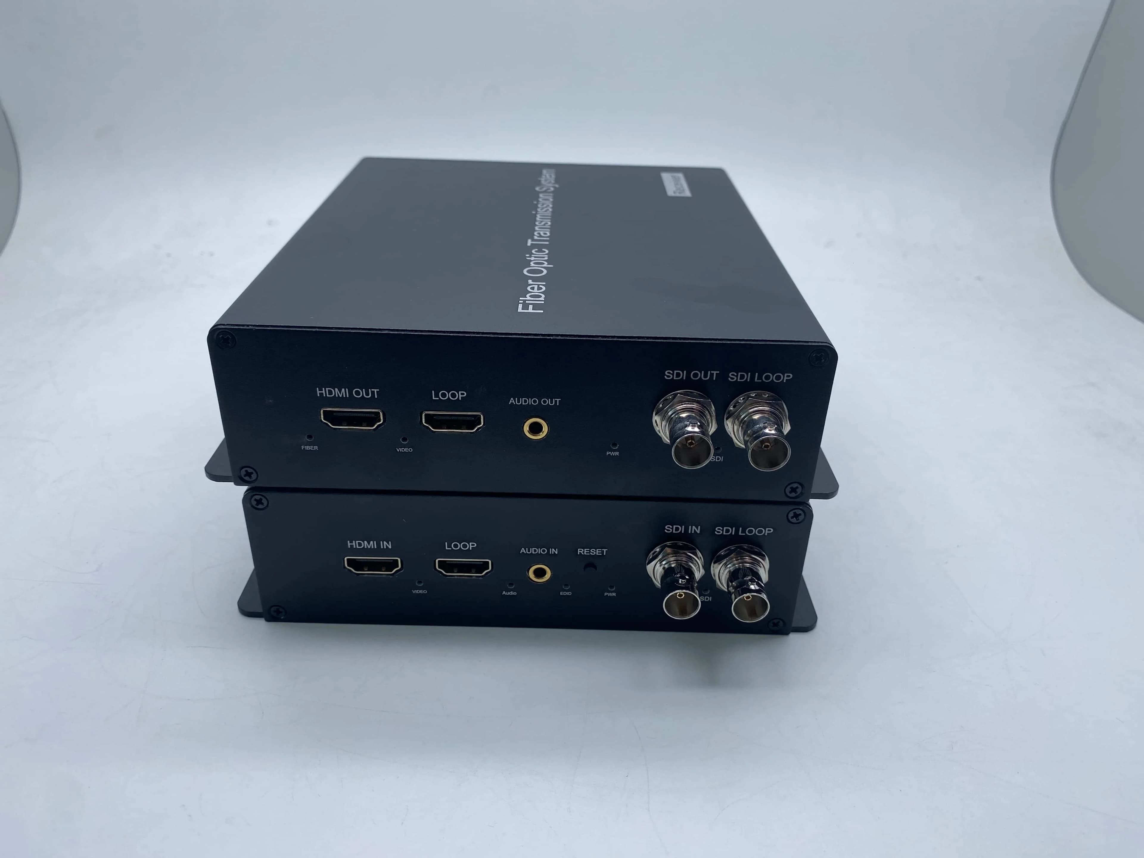 3G SDI fiber kit with 4K60 HDM-I audio and 3.5 mm