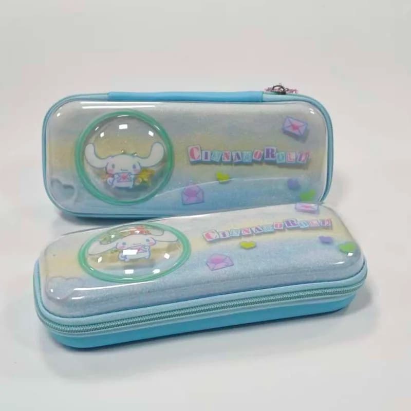 Cinnamoroll Pencil Case Cute Kawaii Sanrio 3D Large Capacity Portable Pen Bag Stationery Organizer for School Gift wholesale