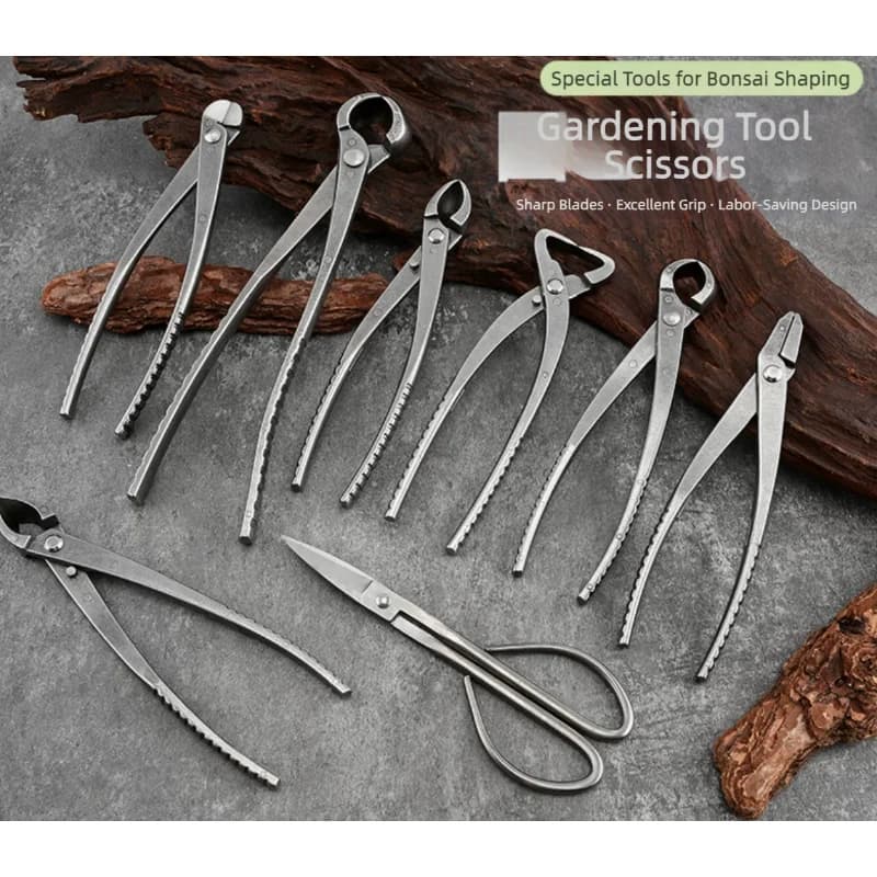 Bonsai Pruning Shears Set Gardening Ball Joint Scissors Repair Burl Tree Node Branch Flower Hand Pruner Portable Trimming Tools