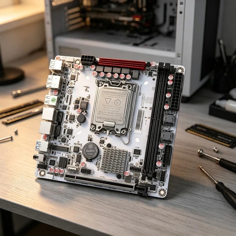 Q670 NAS Storage Motherboard Dual LAN 8-Bay Core 12th-14th Gen Supports vPro Storage Server Board