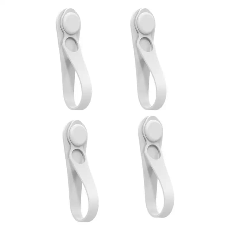 Organizzatore di cavi per elettrodomestici Stick On Portacavo per elettrodomestici 4 pezzi Ganci per ghirlande Avvolgimento per aiuti da cucina Fascette adesive per aria