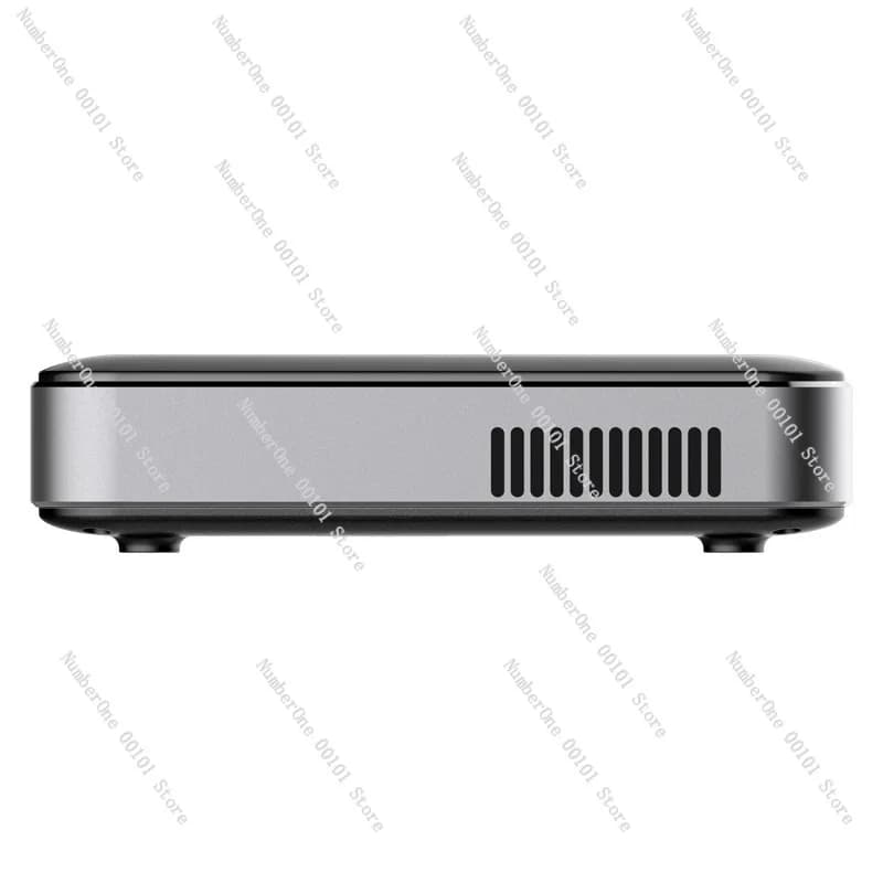 Mini Proiettore Portatile Nero DLP Smart Pico per Casa, Ufficio e Cinema, Micro Proiettore Compatto con Mirroring Wireless HD