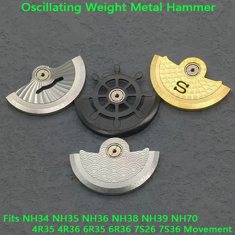 NH35 NH36 Movimento Rotos Adatto NH38 NH39 4R35 7S26 NH35 NH36 Movimento Pendolo Peso Oscillante Martello Riparazione Rotore Automatico