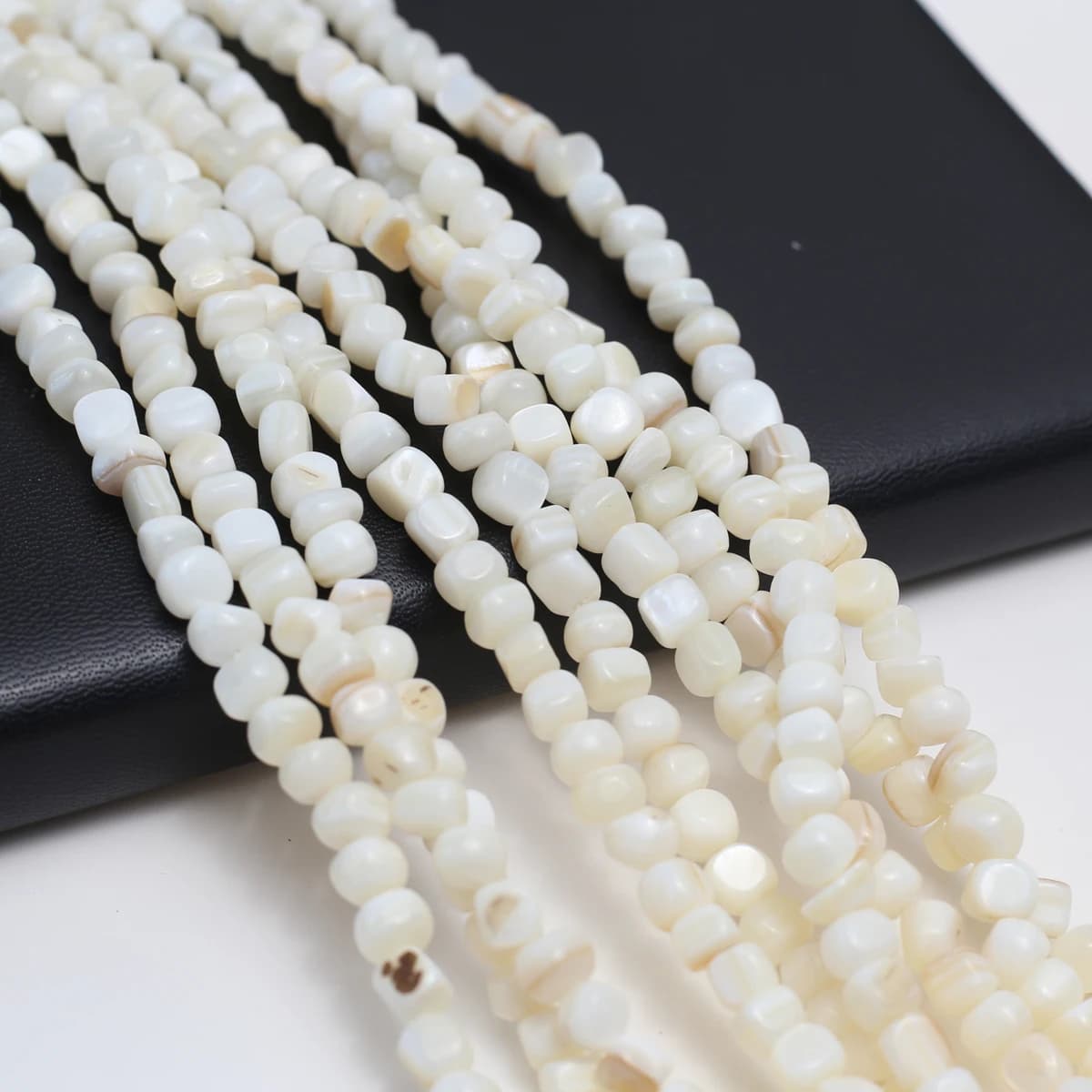 7x11mm Natural Sea Shell Rice-Shaped Semi-Finished Strand Beads for Jewelry Making Supplies DIY Necklace Bracelet Accessories