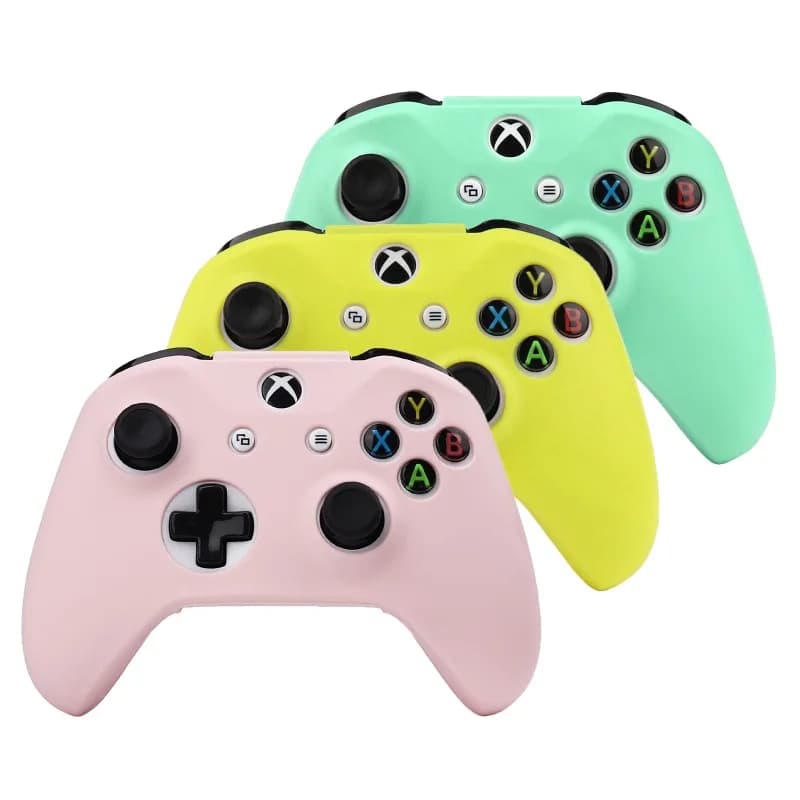 Custodia protettiva in silicone morbido per controller Xbox One S Skin Gamepad Cover Giochi Accessori per custodie per joystick Xbox One X