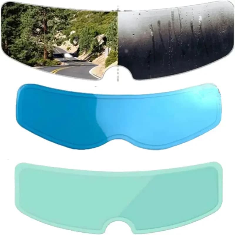 Casco di moda Anti-Fog Pellicola antipioggia Rivestimento nano Patch protettiva trasparente Bicicletta elettrica Guida Moto universale Nuovo