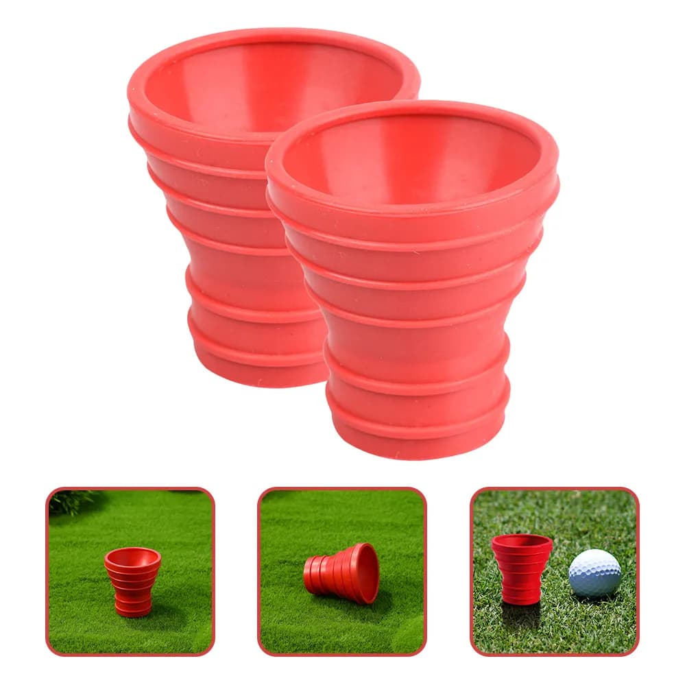 2 Pezzi Raccogli Palline da Golf in Gomma, Pinze Sostituibili, Comodi Strumenti Portatili Resistenti all'Usura, Raccogli Palline da Golf
