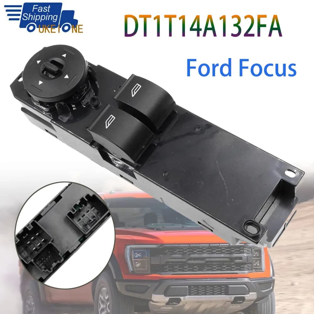 Accessori per Auto DT1T-14A132-FA per Ford Focus Electric Power Master alzacristallo interruttore pulsante di regolazione ricambi Auto DT1T14A132FA