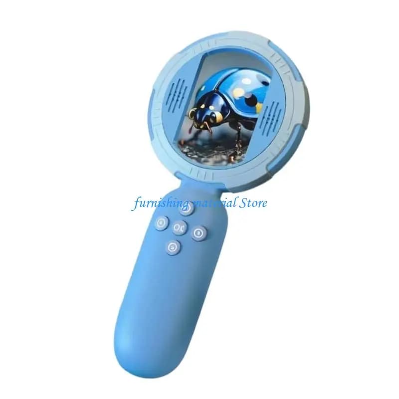 Y5GD microscopio digitale portatile per fotocamera da 2 per bambini incorporata slot memoria in materiale ABS