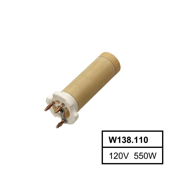 W138.110 120V 0.55KW Nucleo di riscaldamento ceramico della pistola di saldatura del ventilatore dell'aria calda industriale di piccola potenza