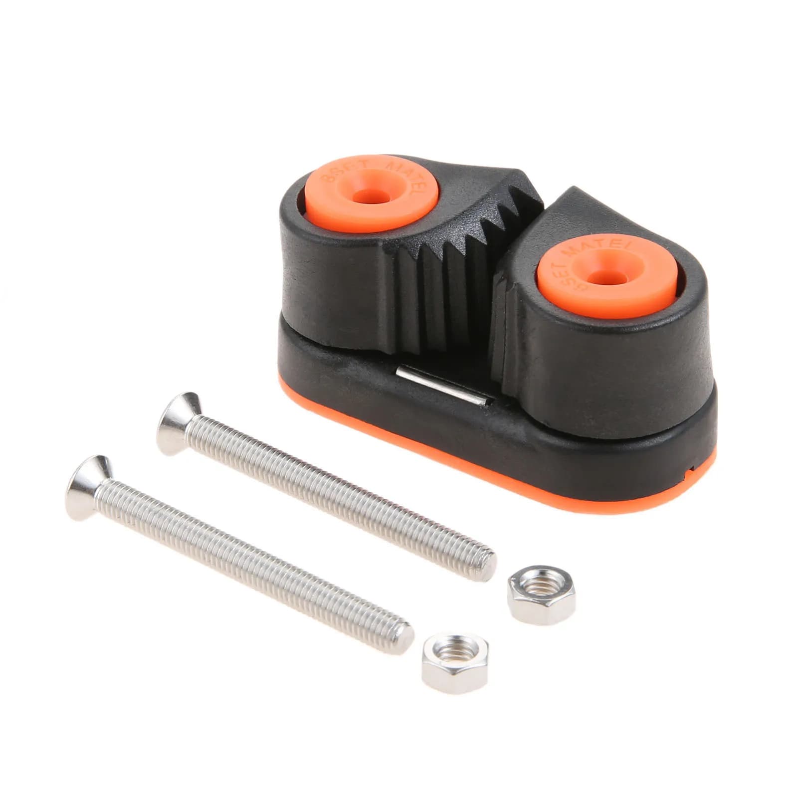 1Pc Boat Bearing Cam Cleat with Composite 2 Row Bearing Ball Marine Boat Equipment Fast Entry Rope Wire Fairlead Stainless Steel