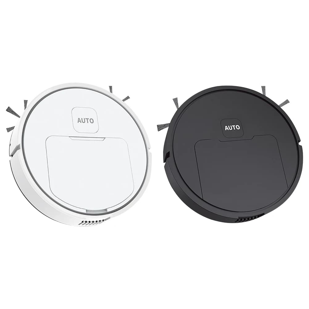 3-in-1 Robot Vacuum Cleaner USB Rechargeable 1000Pa Suction Robotic Vacuum and Mop Combo 75 Min Runtime for Home Floor Washing