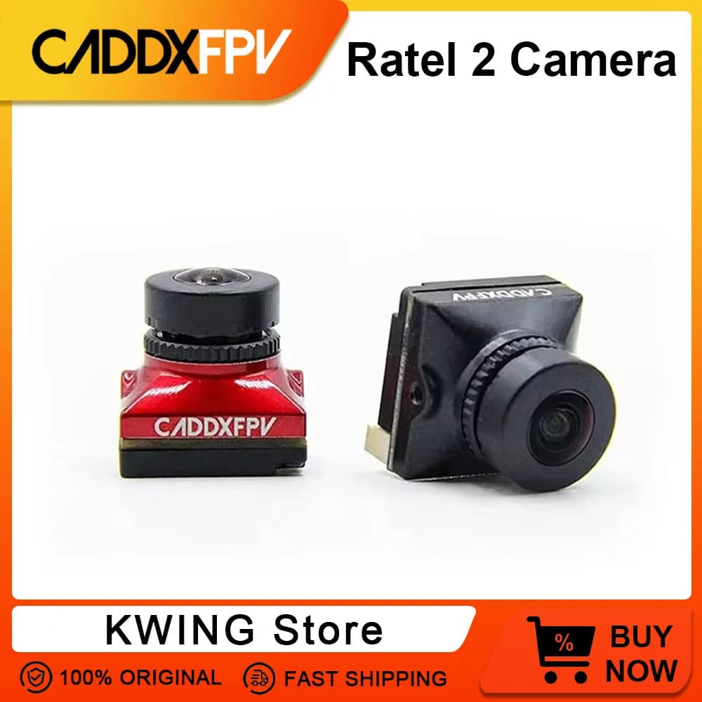 Caddx Ratel 2 V2 FPV Fotocamera Ratel2 Obiettivo 2.1mm 1200TVL 16:9/4:3 NTSC/PAL Commutabile 19*19mm Microobiettivo Per FPV Racing Drone