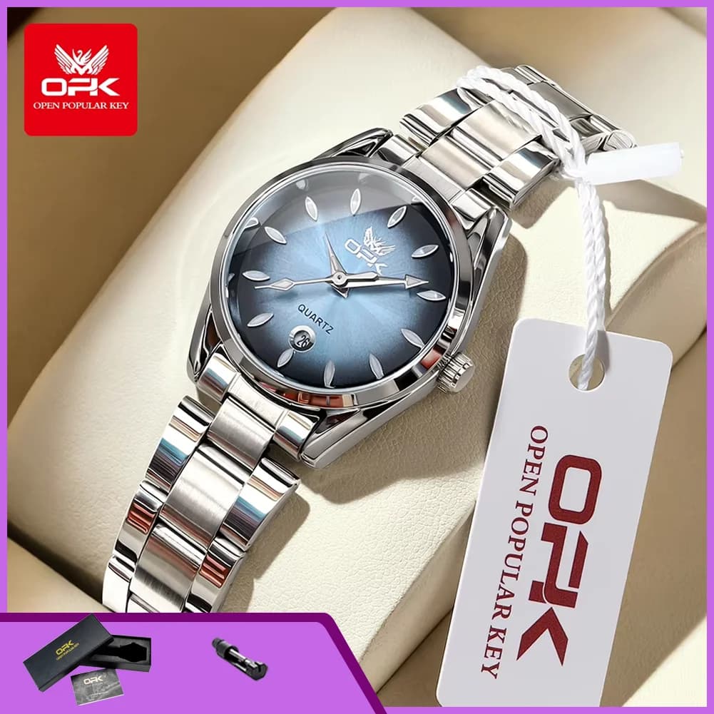 OPK 6038 Women's Original Luxury Watches, Simple and Elegant, Women's Quartz Powder Watches