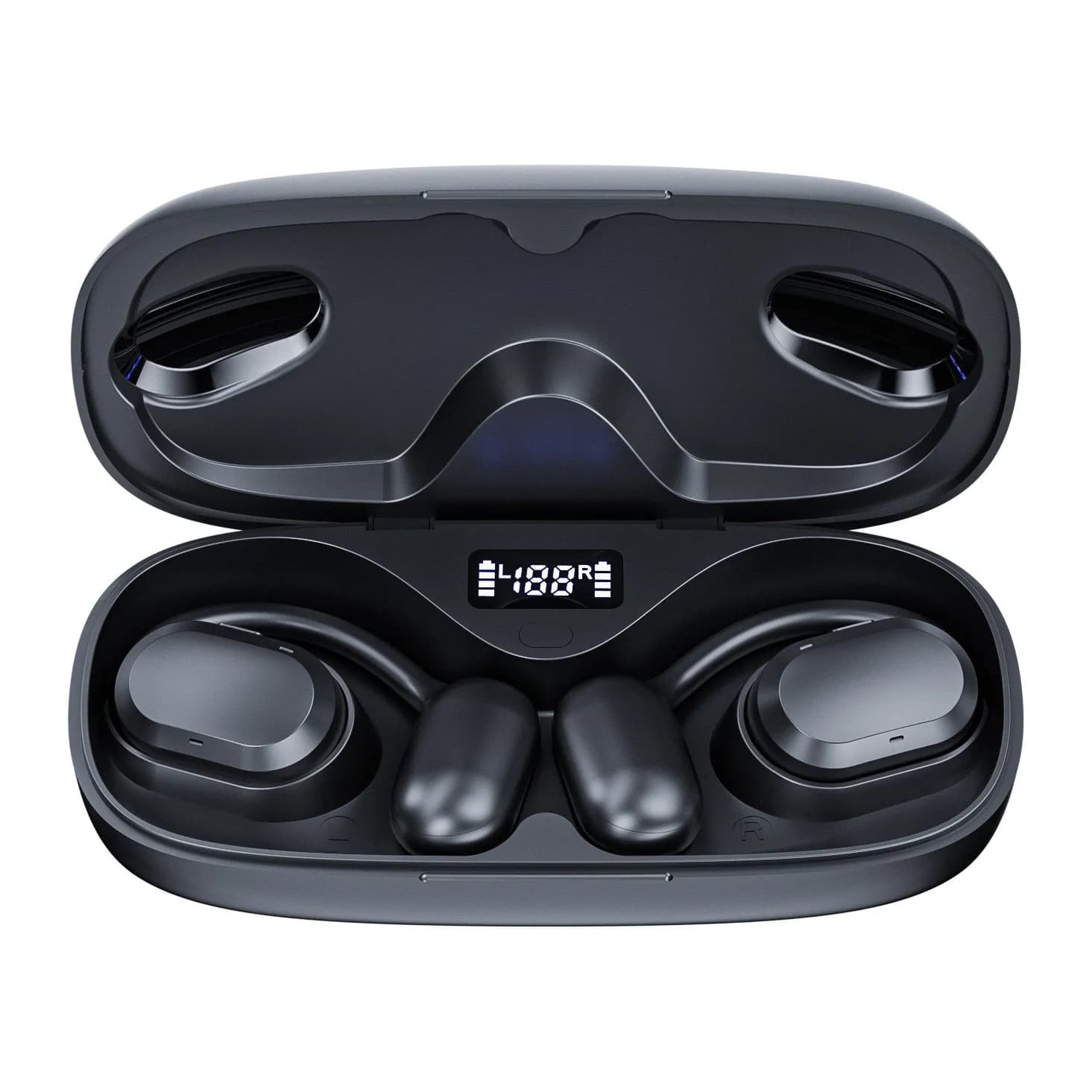 Wireless BT5.3 Headphones for On-ear and Over-ear Gaming, Wireless Stereo Headphones for Games, Eye Clips