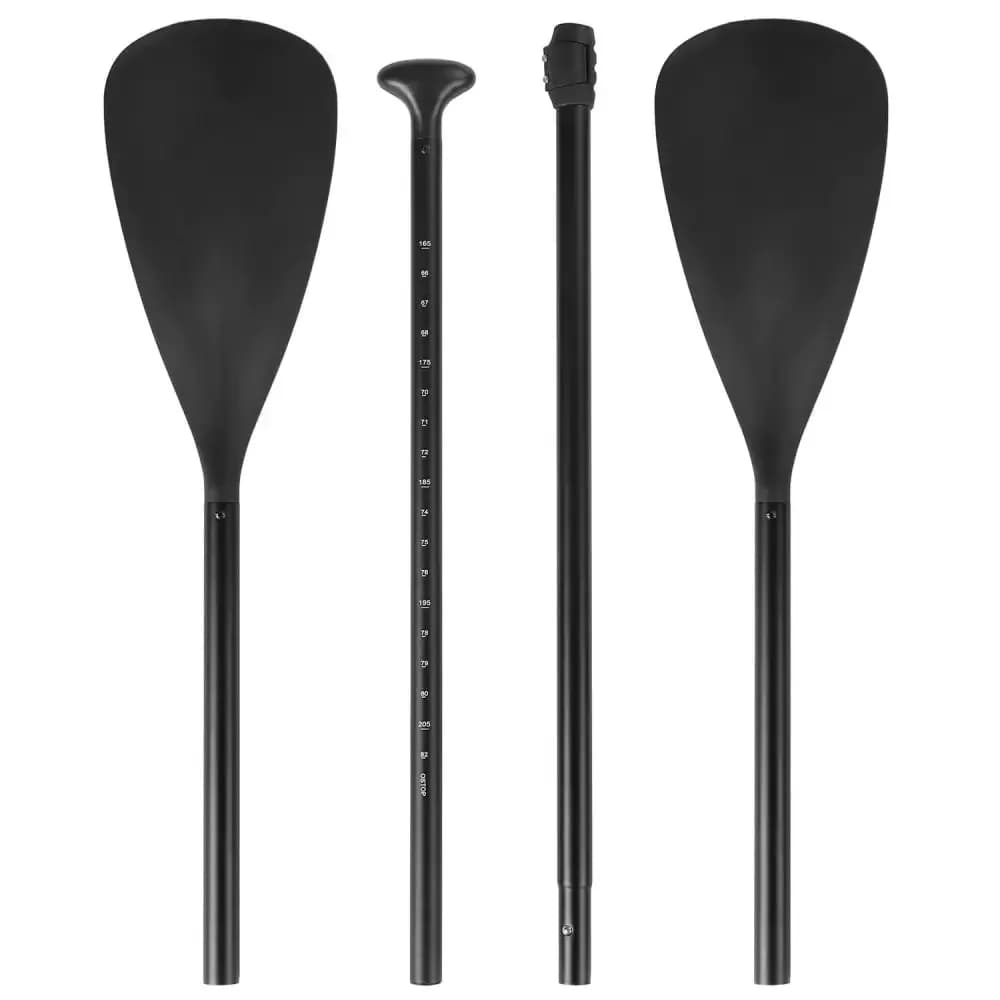 Pagaia per kayak in plastica in lega di alluminio, rinforzata per barche e canoe in gomma