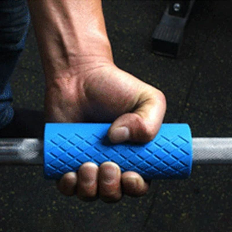 1PCS Balancing Handlebar Knitting Handles for Thick Bar Silicone Pad Non-slip Handles for Thick Bar Pull Up Weightlifting Fat Grip