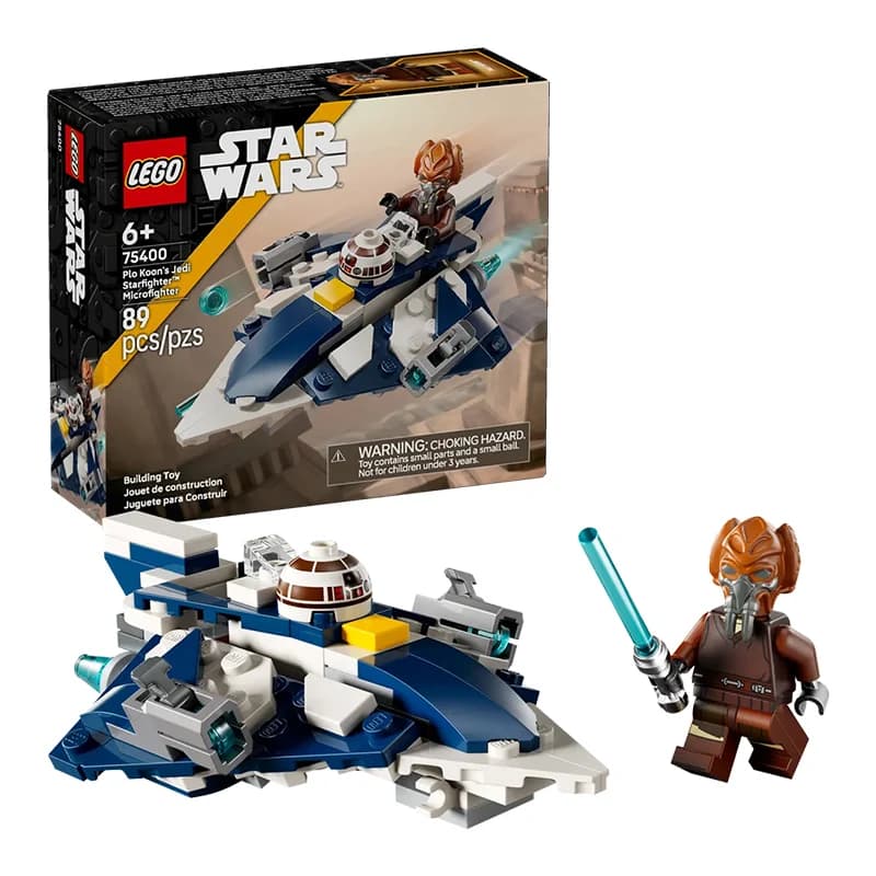 Lego Building Blocks Star Wars Series 75400 Pro Kong's Jedi Starfighter puzzle per bambini, puzzle con blocchi da costruzione, giocattolo regalo