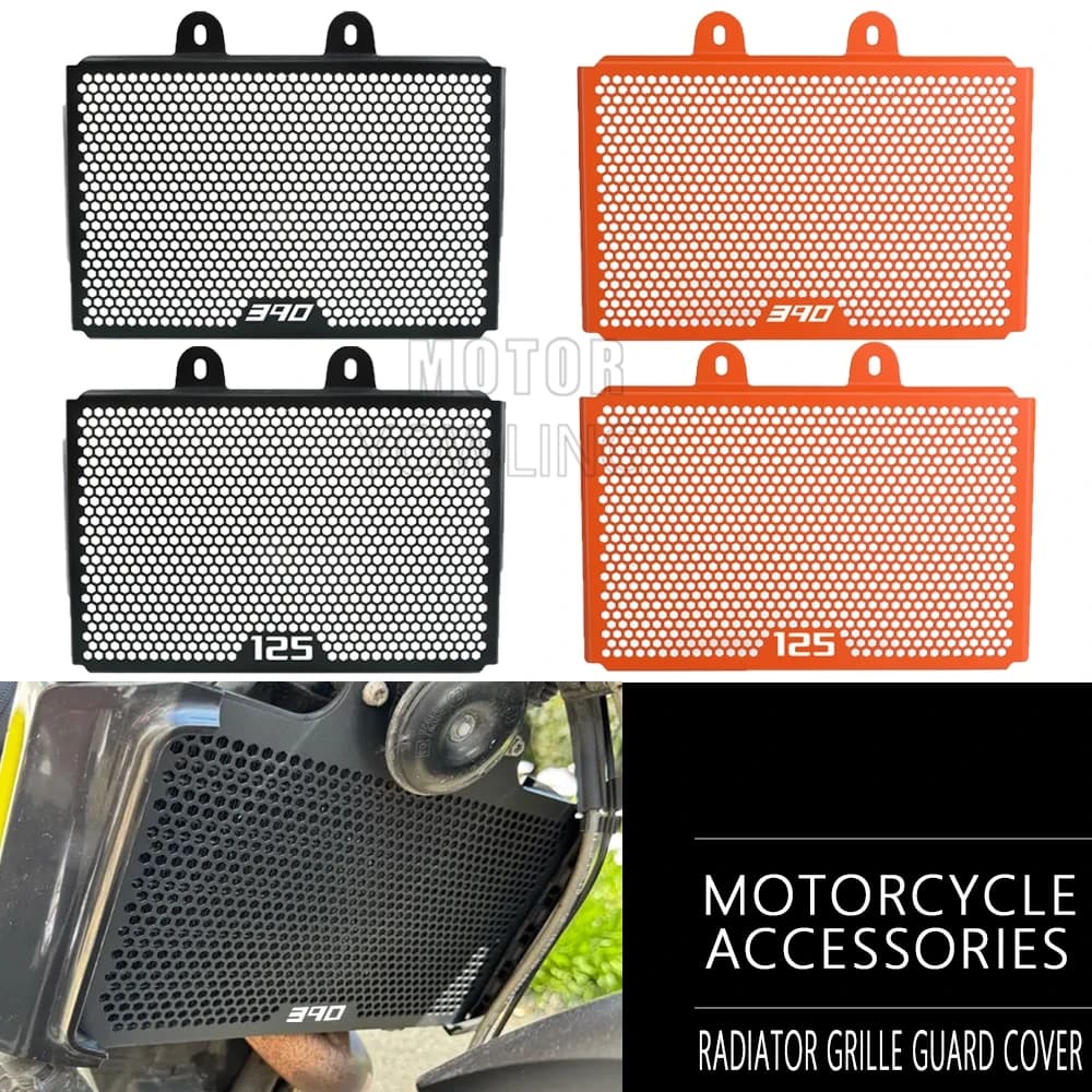 For DUKE 125 250 390 Accessories Motorcycle Radiator Guard Protection Grille Protector Cover DUKE390 DUKE250 DUKE125 2017-2023