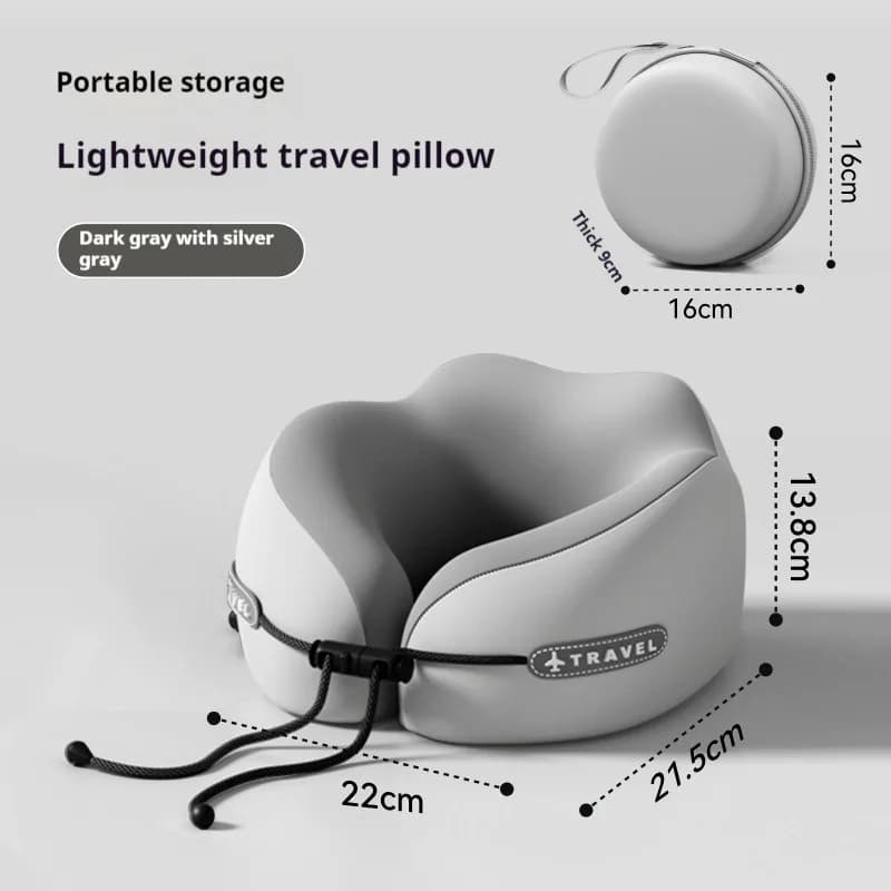 Cuscini per il Collo a Forma di U in Memory Foam, Morbidi Cuscini da Viaggio, Cuscini Massaggianti per il Collo, Cuscini per Dormire in Aereo, Articoli per la Cura Cervicale