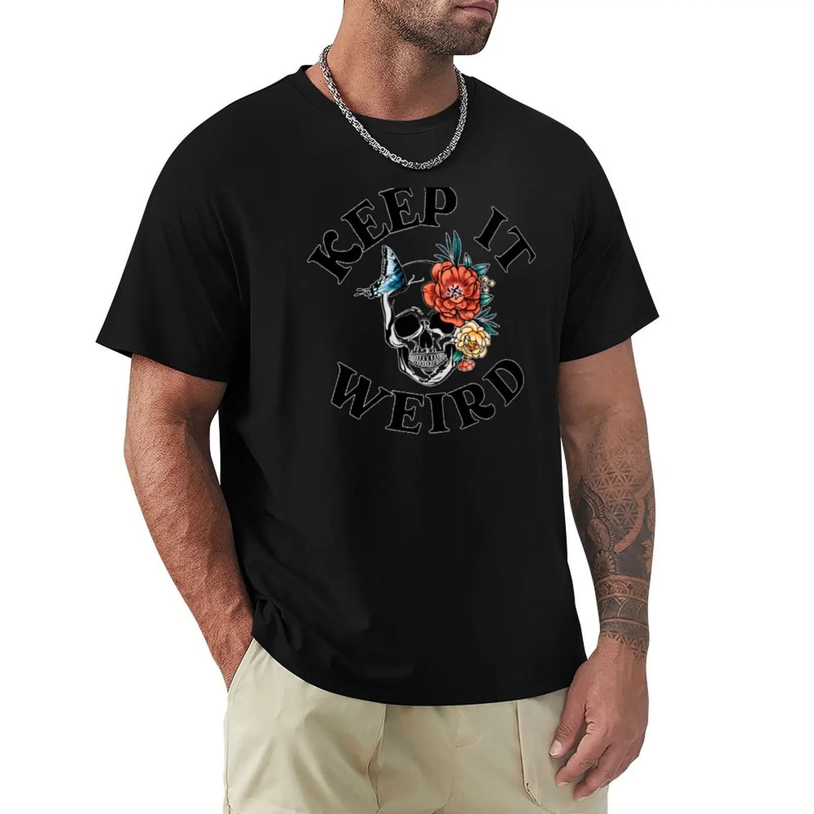 Keep it Weird Morbid ikeep T-Shirt Big and Tall Short Sleeve Tee